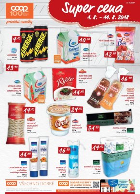 akční leták COOP 1.8.2018-7.8.2018