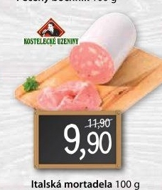 Salám Mortadella italská Kostelecké uzeniny