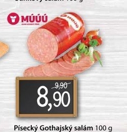 Salám Gothaj Maso uzeniny Písek