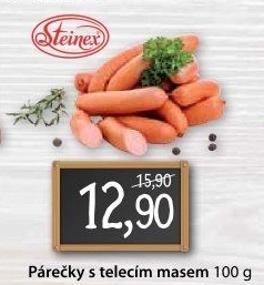 Párečky s telecím masem Steinex