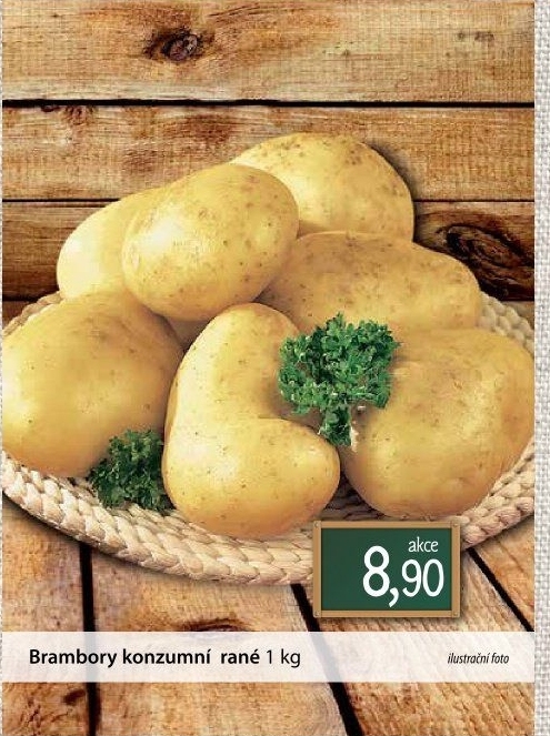Brambory konzumní rané