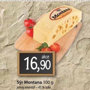 Sýr Ementál jemný Montana