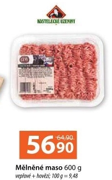 Mleté maso mix Kostelecké uzeniny