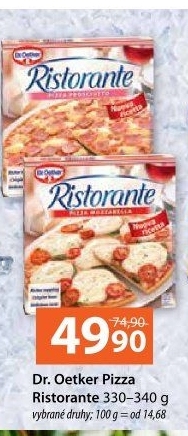 Pizza mražená Ristorante Dr. Oetker