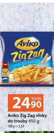 Hranolky vlnky mražené Zig Zag Aviko