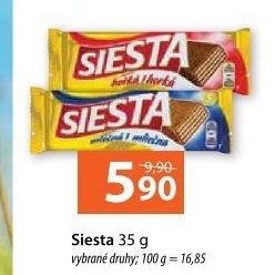 Oplatky Siesta