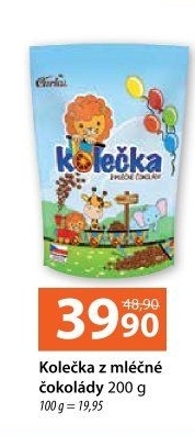 Čočky - čokoládová kolečka na vaření Carla