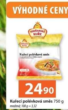 Směs kuřecí polévková mražená Vodňanské kuře