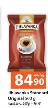 Mletá káva Standard Jihlavanka