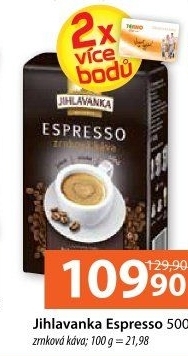 Zrnková káva Jihlavanka Espresso