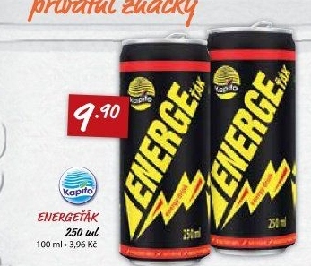 Energetický nápoj Energeťák Kapíto