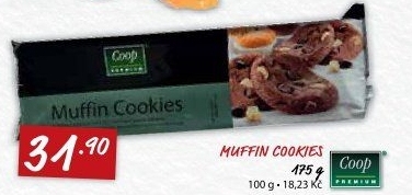 Sušenky Cookies Coop Premium