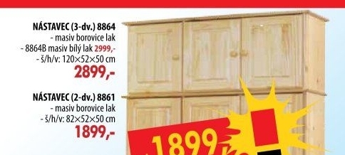 Nástavec 8864 lakovaný