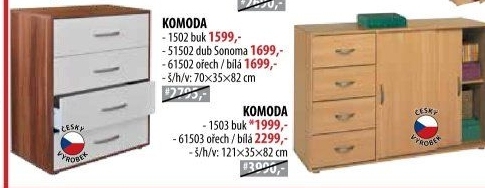 Komoda se zásuvkami 1502