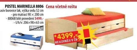 Jednolůžko MARINELLA
