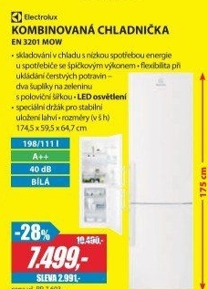 EN 3201MOW CHLADNIČKA KOMBI. ELECTROLUX