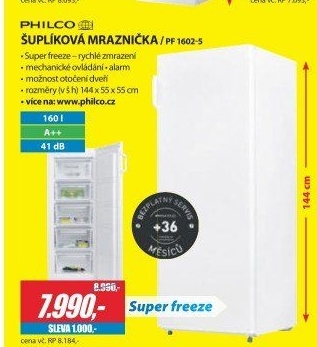 PF 1602-5 mrazničkaPHILCO