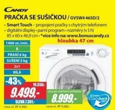 GVSW4 465D/2 PRAČKA SE SUŠIČKOUCANDY