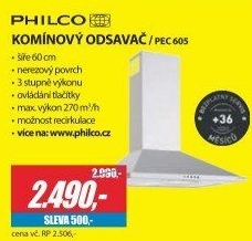 PEC 605 komínový odsavačPHILCO