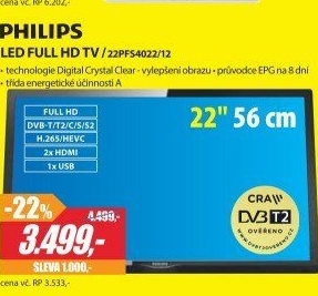 22PFS4022/12 LED FULL HD LCD TV PHILIPS