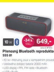 SSS 81 BLUETOOTH SPEAKERSENCOR