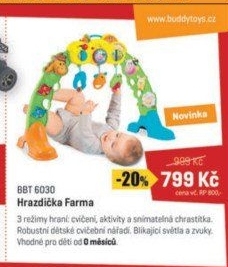 BBT 6030 Hrazdička Farma BUDDY TOYS