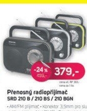 SRD 210 B RADIOPŘIJÍMAČSENCOR