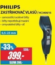 HC3400/15 ZASTŘIHOVAČ VLASŮ PHILIPS