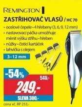 HC 70 ZASTŘIHOVAČREMINGTON