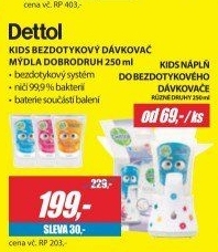 KIDS DÁVKOVAČ MÝDLA DOBRODRUH DETTOL