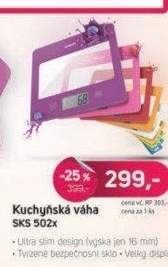 SKS 5020WH kuchyňská váhaSENCOR