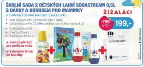 sada škola lahev děts+dámsk+příchuť SODA