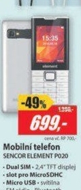 ELEMENT P020 SILVER TELEFONSENCOR