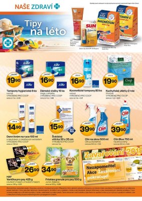 akční leták COOP 1.8.2018-14.8.2018