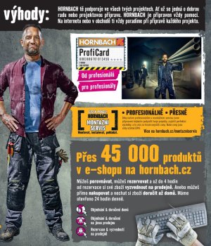 akční leták Hornbach 1.8.2018-29.8.2018