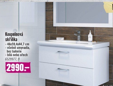 Koupelnová skříňka s umyvadlem Lara