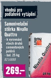 Samonivelační stěrka Baumit