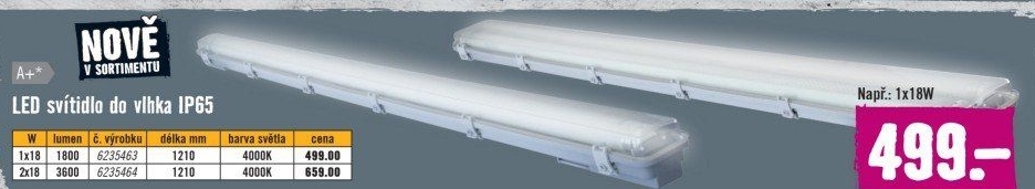 LED zářivkové světlo