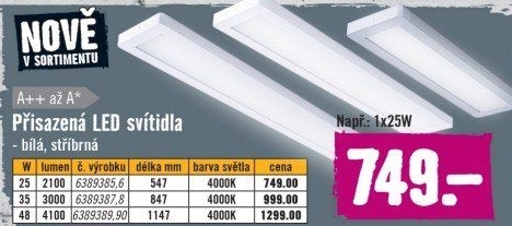 LED stropní svítidlo