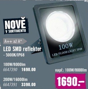 Reflektorové LED světlo