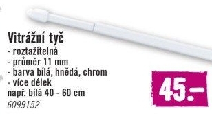 Teleskopická tyč - garnýž