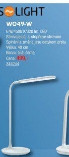 LED stolní lampička W049-W Solight