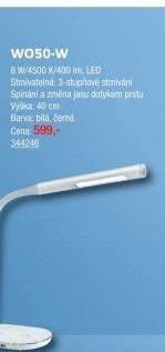 LED stolní lampa W050-W Solight