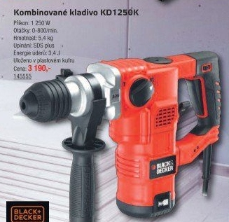 Kombinované kladivo Black&amp