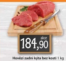 Hovězí kýta zadní bez kosti