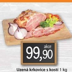 Uzená krkovice s kostí