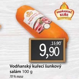 Salám šunkový kuřecí Vodňanské kuře