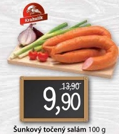 Salám šunkový točený Krahulík