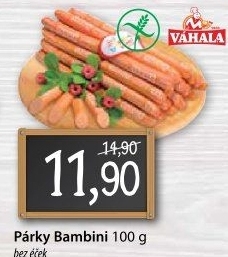 Párečky bez éček Bambini Váhala