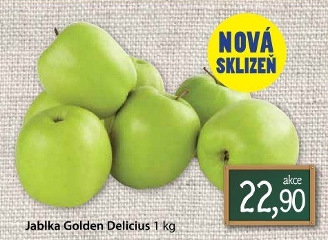 Jablka Golden Delicious